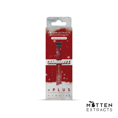 Mitten Extracts - 1g Disposable - Cranberryz (Limited Edition)
