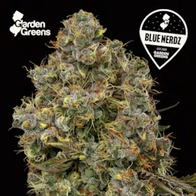 Garden Greens Flower Blue Nerdz 3.5g (hybrid, whole flower)