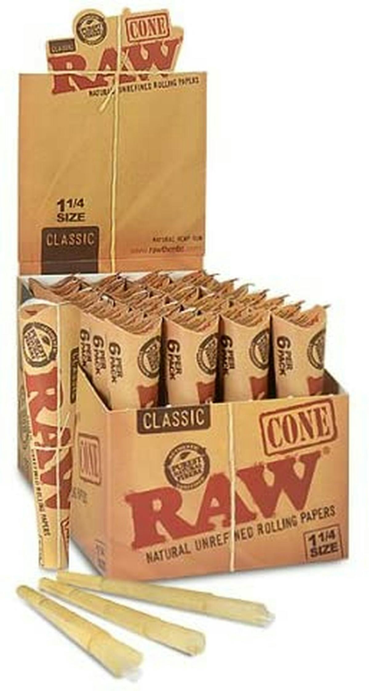 Image of RAW Hemp Cones | 1 1/4 Size | 6 Pack
