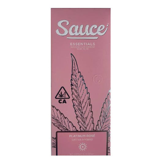 Sauce - 1g Live Resin Disposable - Platinum Rose