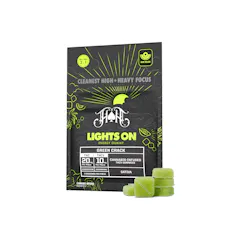 Green Crack | Sativa - Lights On THCV Energy Gummies - 100mg THC | 50mg THCV