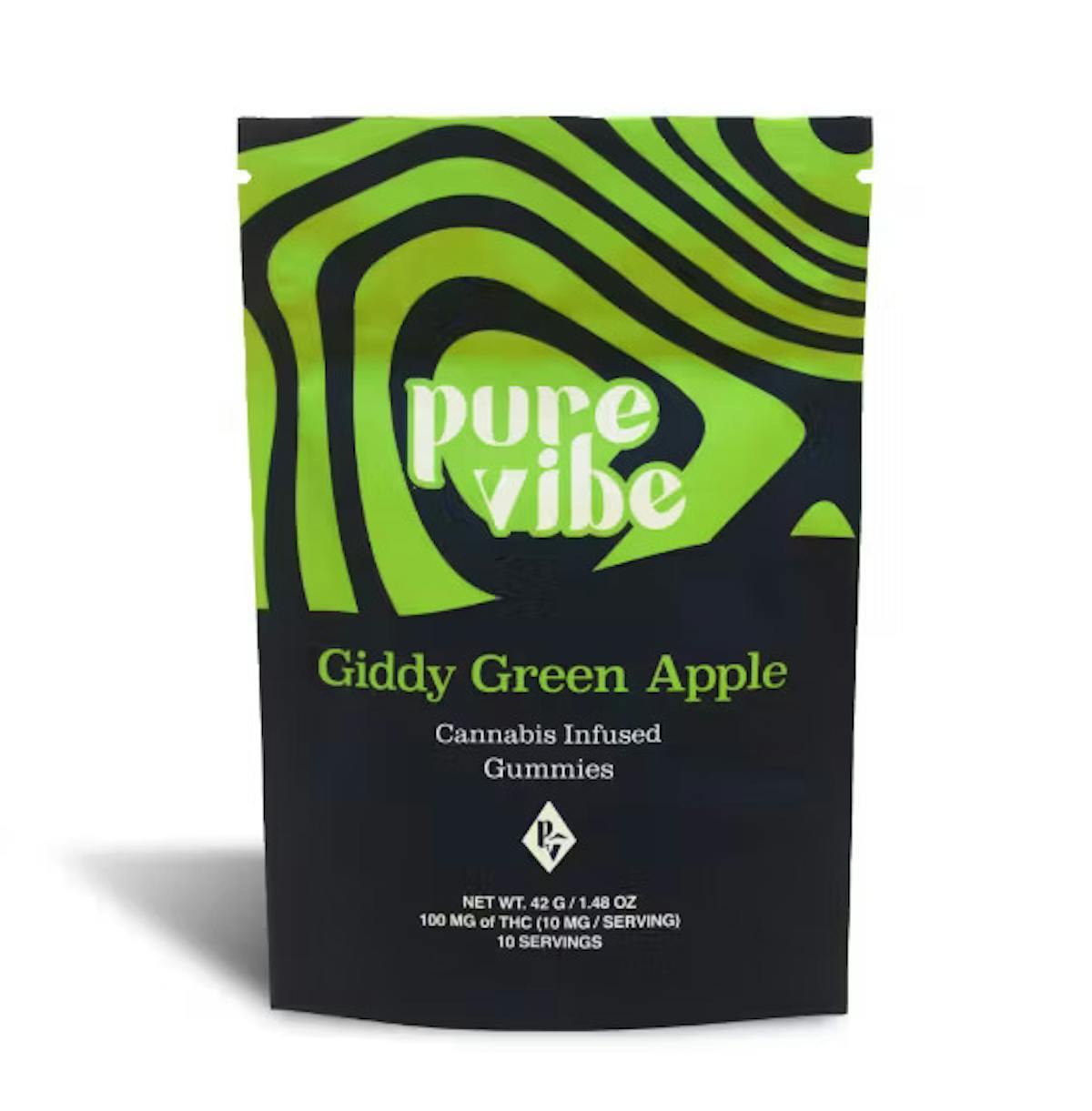 Photo of Pure Vibe Green Apple Infused Gummies 10pk