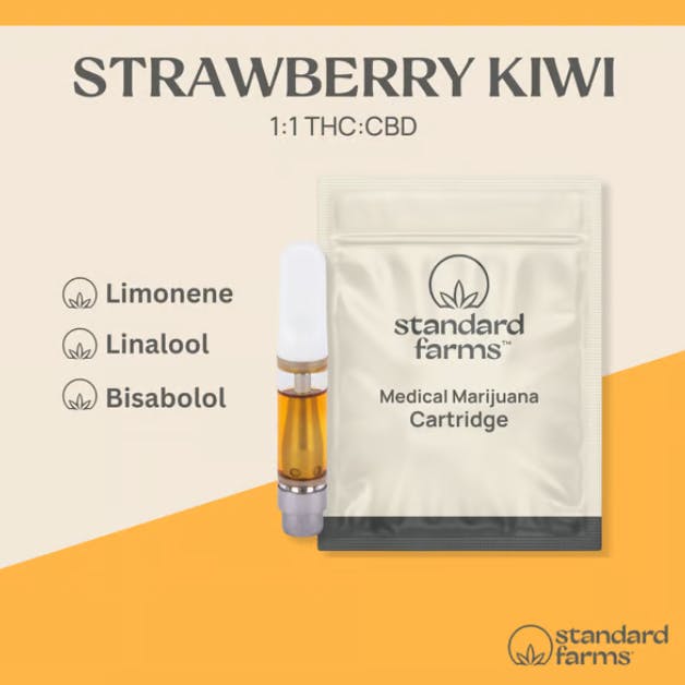 Photo of Strawberry Kiwi 1:1 CBD Distillate Cartridge (H) | 1g