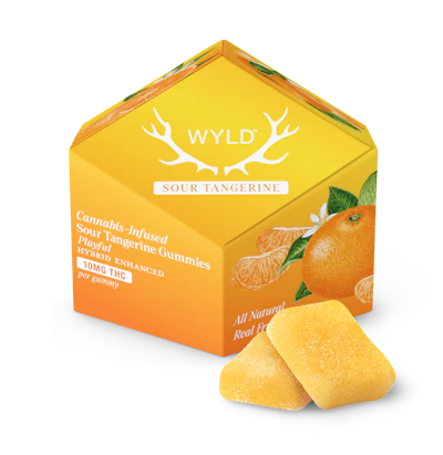 WYLD - 100mg Gummies - Sour Tangerine