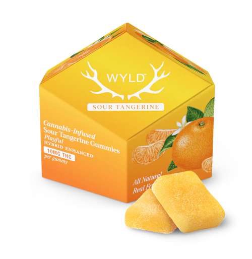WYLD - 100mg Gummies - Sour Tangerine