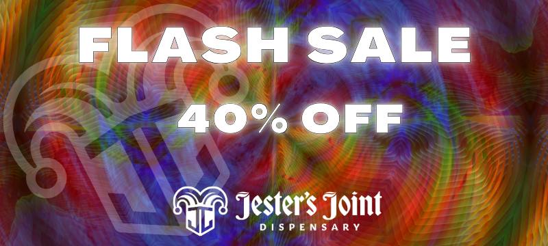 Limited time 40% off Flash Sale on Select Cannabis Products In New Brunswick NJ