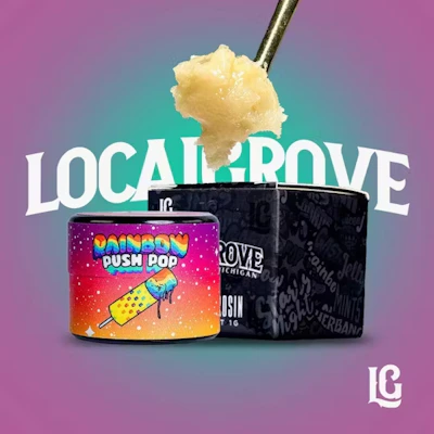Local Grove - 1g Live Rosin - Rainbow Push Pop