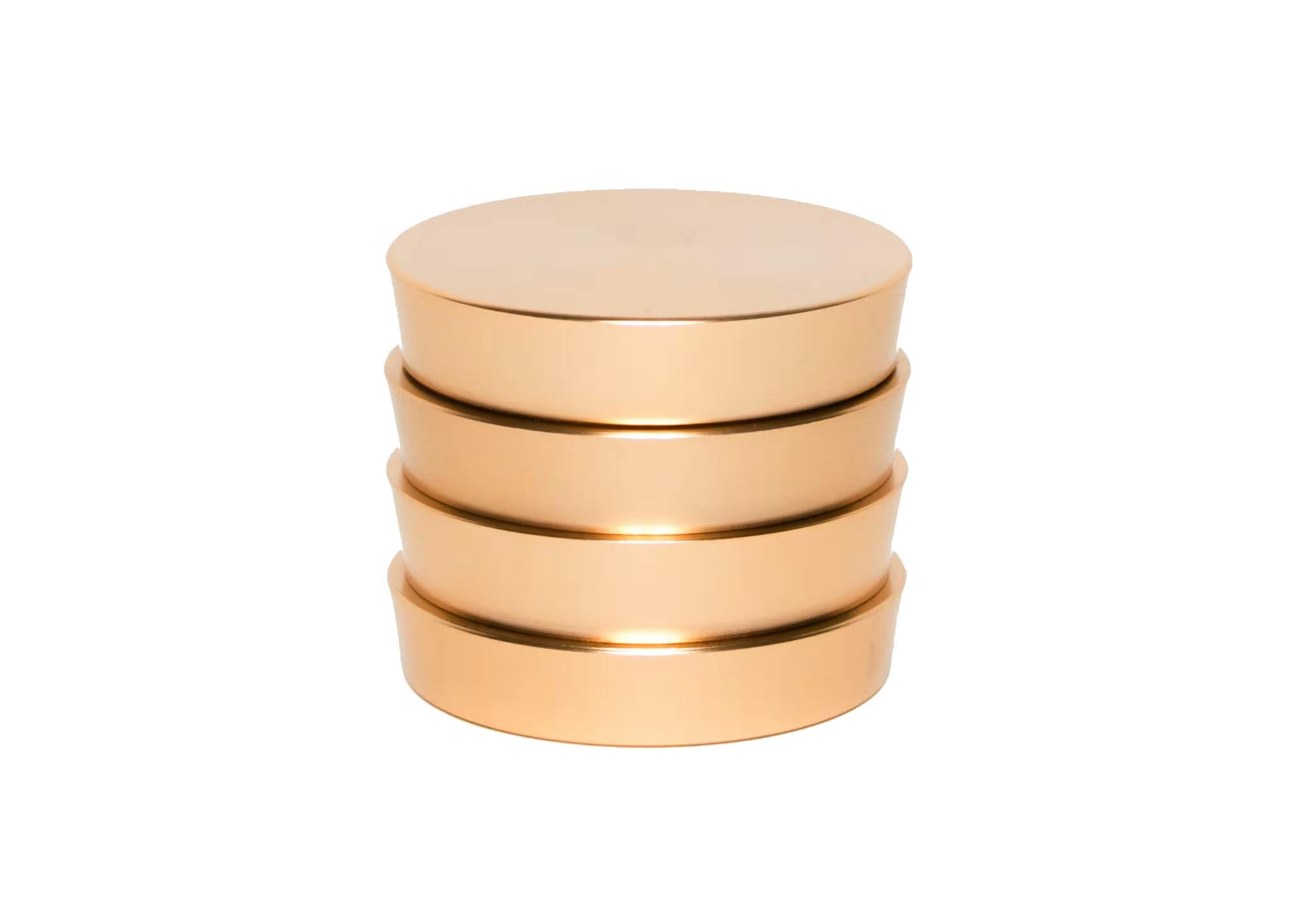 Sackville 4-tier Signature Grinder | Gold - ACCESSORIES cannabis product, N/A