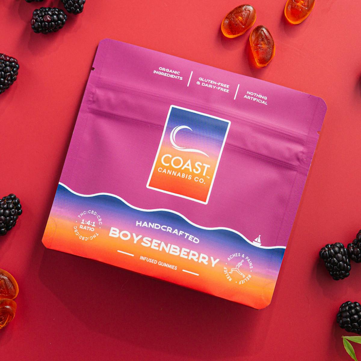 Photo of RECOVERY | Boysenberry Gummies | 5mg CBC: 20mg CBD :5mg THC 100mg