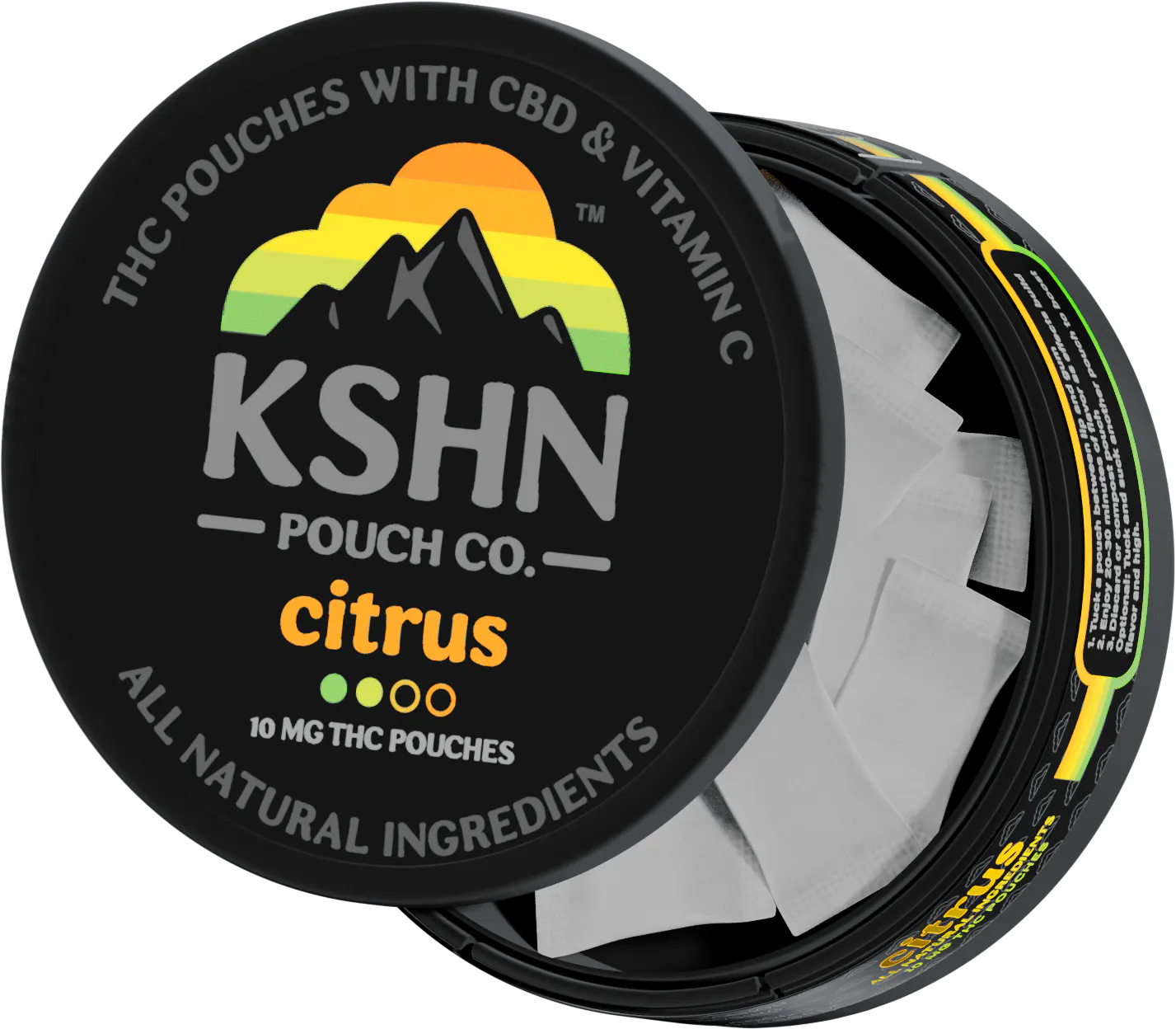 KSHN - Citrus THC Pouch - 200mg at The Mint - Portage