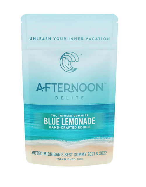 Afternoon Delite - 200mg Gummies - Blue Lemonade