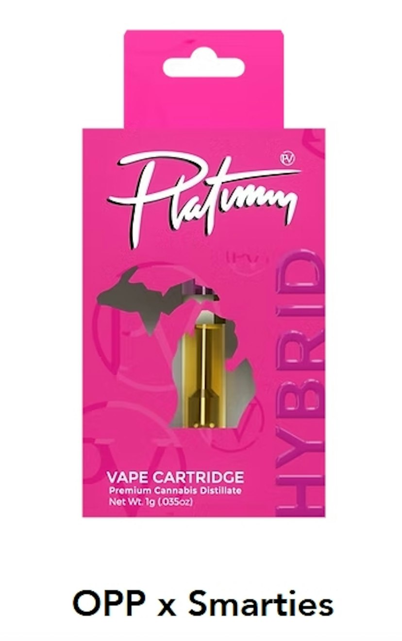 Platinum Vape | 1g 510 Cartridge | OPP x Smarties