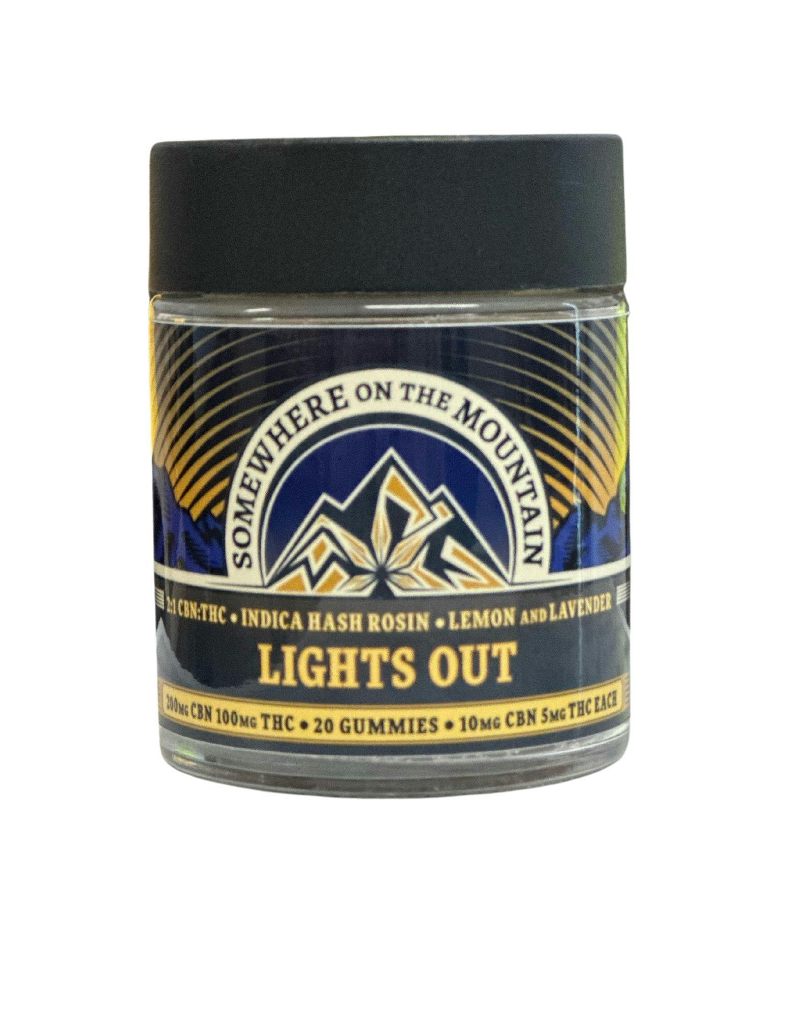 image of Lemon Lavender “Lights Out” | 100mg Gummies (5mg/20ct)