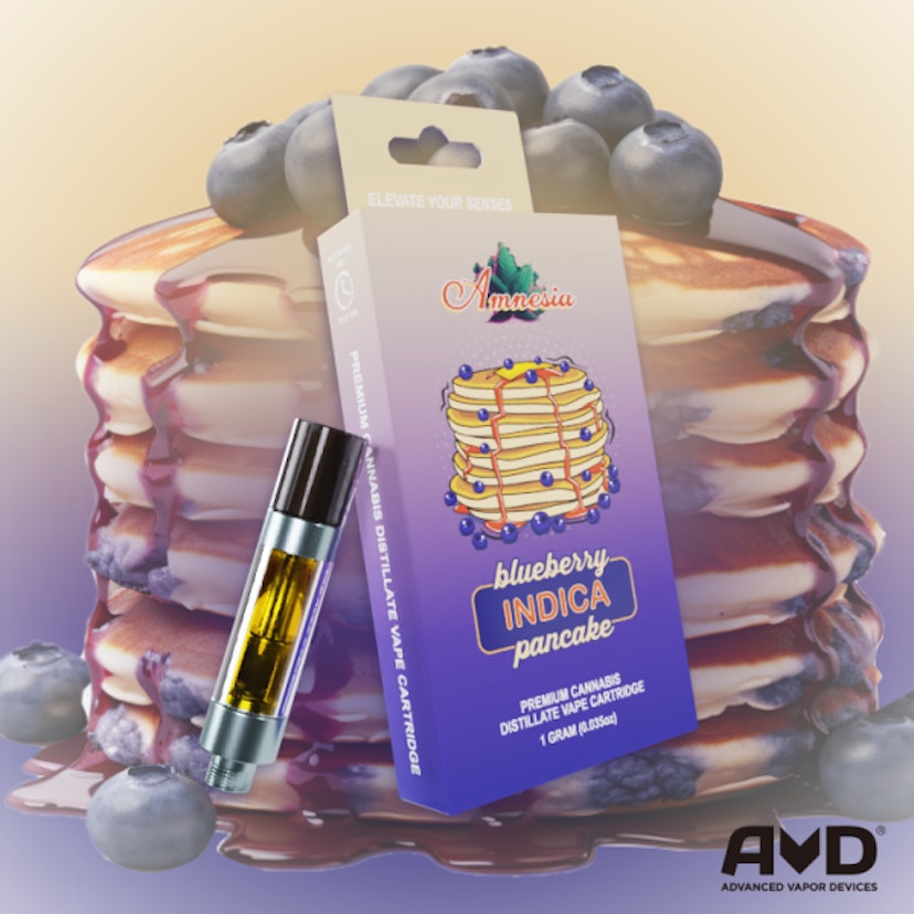 Amnesia 1g Cart Blueberry Pancakes