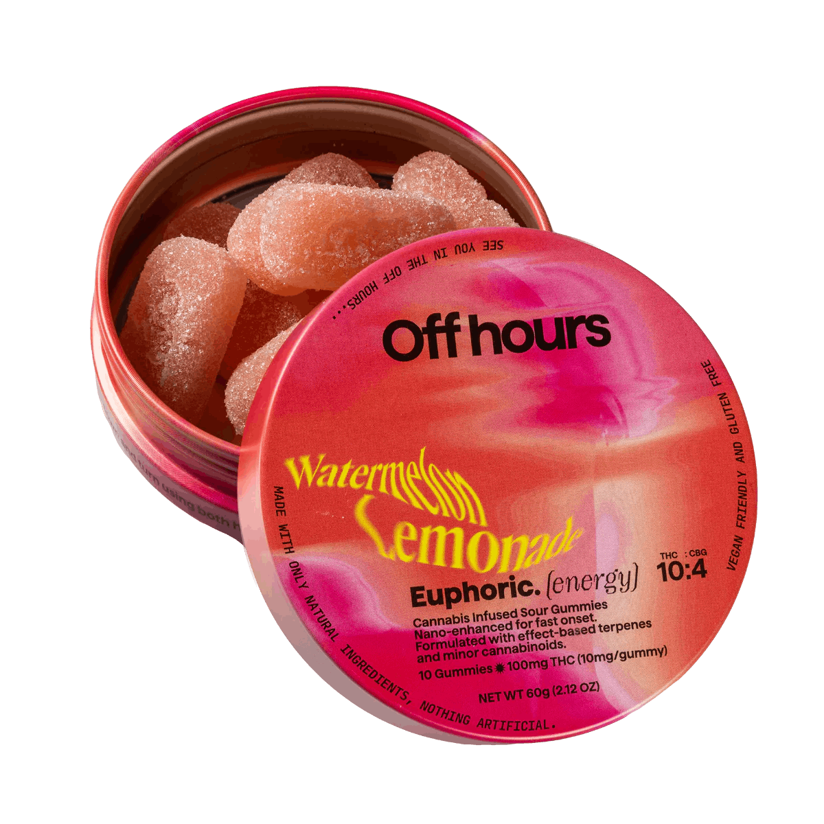 Photo of Off Hours | ‘Euphoric’ Watermelon Lemonade | Gummy 10 Pack 100mg