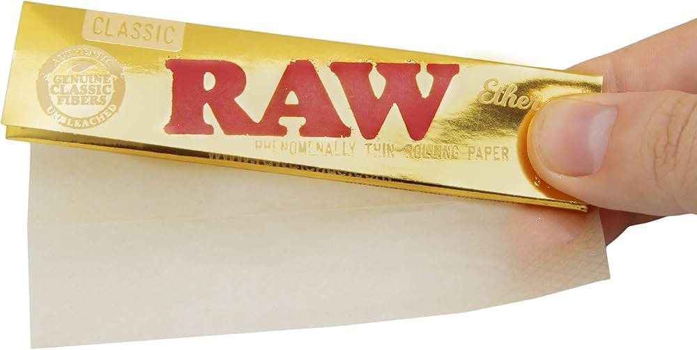 Raw Classic Ethereal King Size Slim Rolling Papers 32pk