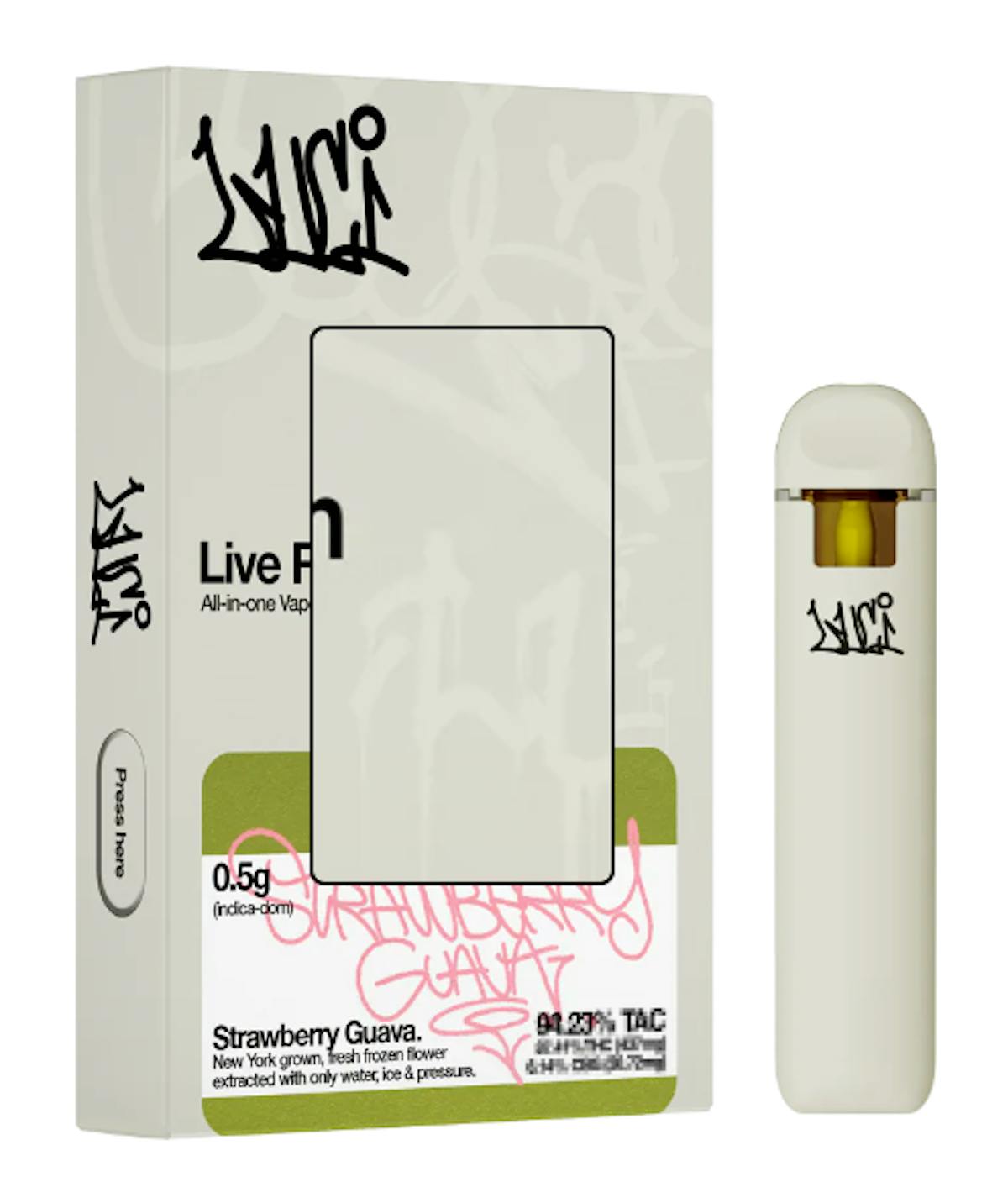 Image of Strawberry Guava Live Rosin Vape Pen