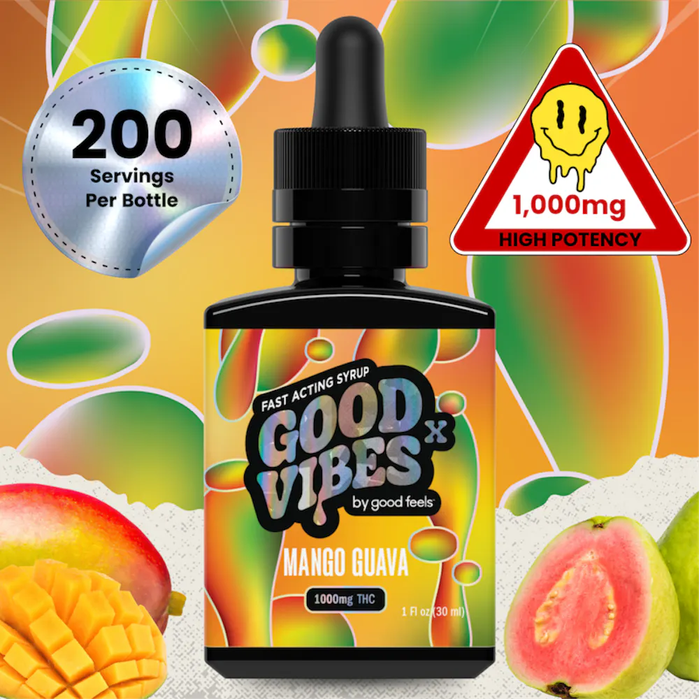 Product Good Vibes X - Mango Guava Tincture (1000mg)