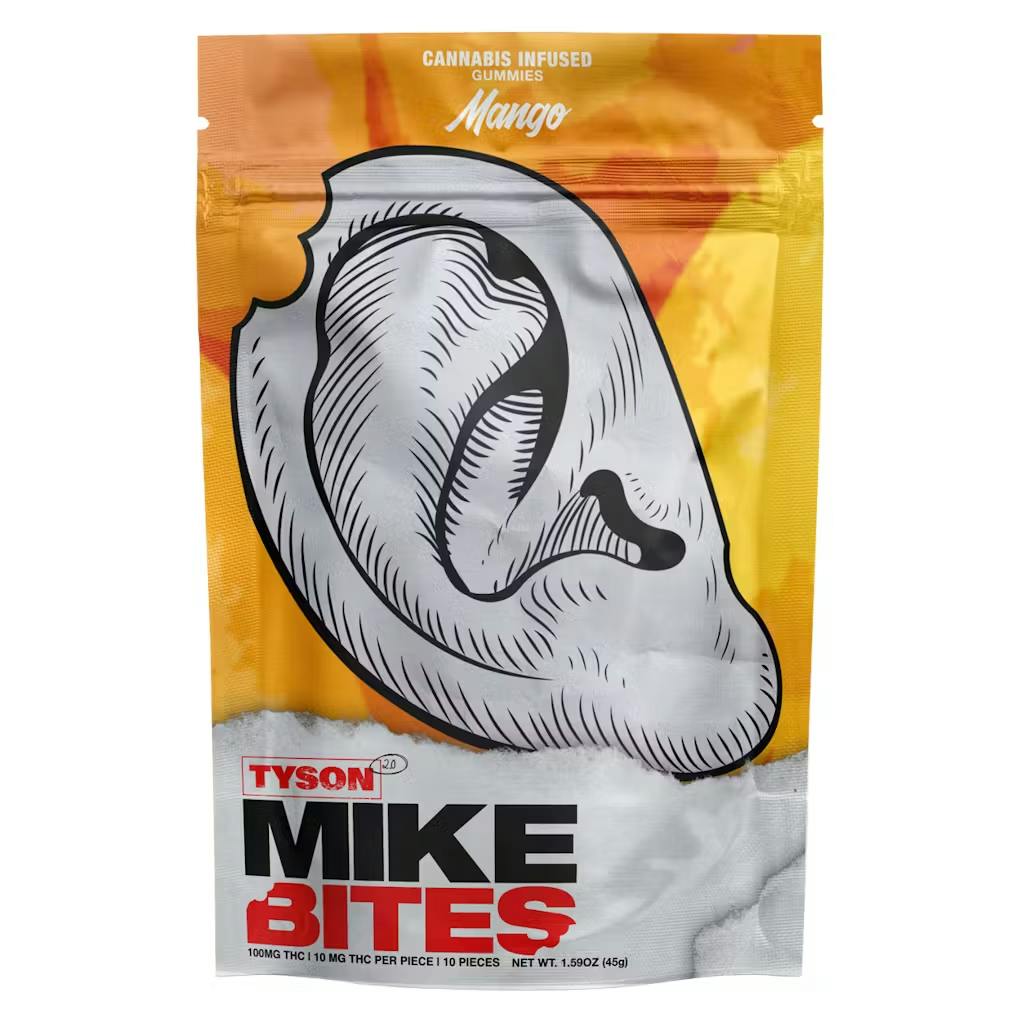 Buy Tyson 2.0 Mike's Bites | Mango Gummies 100mg Online - Strain Stars ...