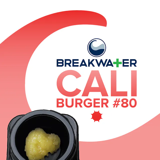 Breakwater Live Hash Rosin Cali Burger #80 1g (sativa, live rosin)