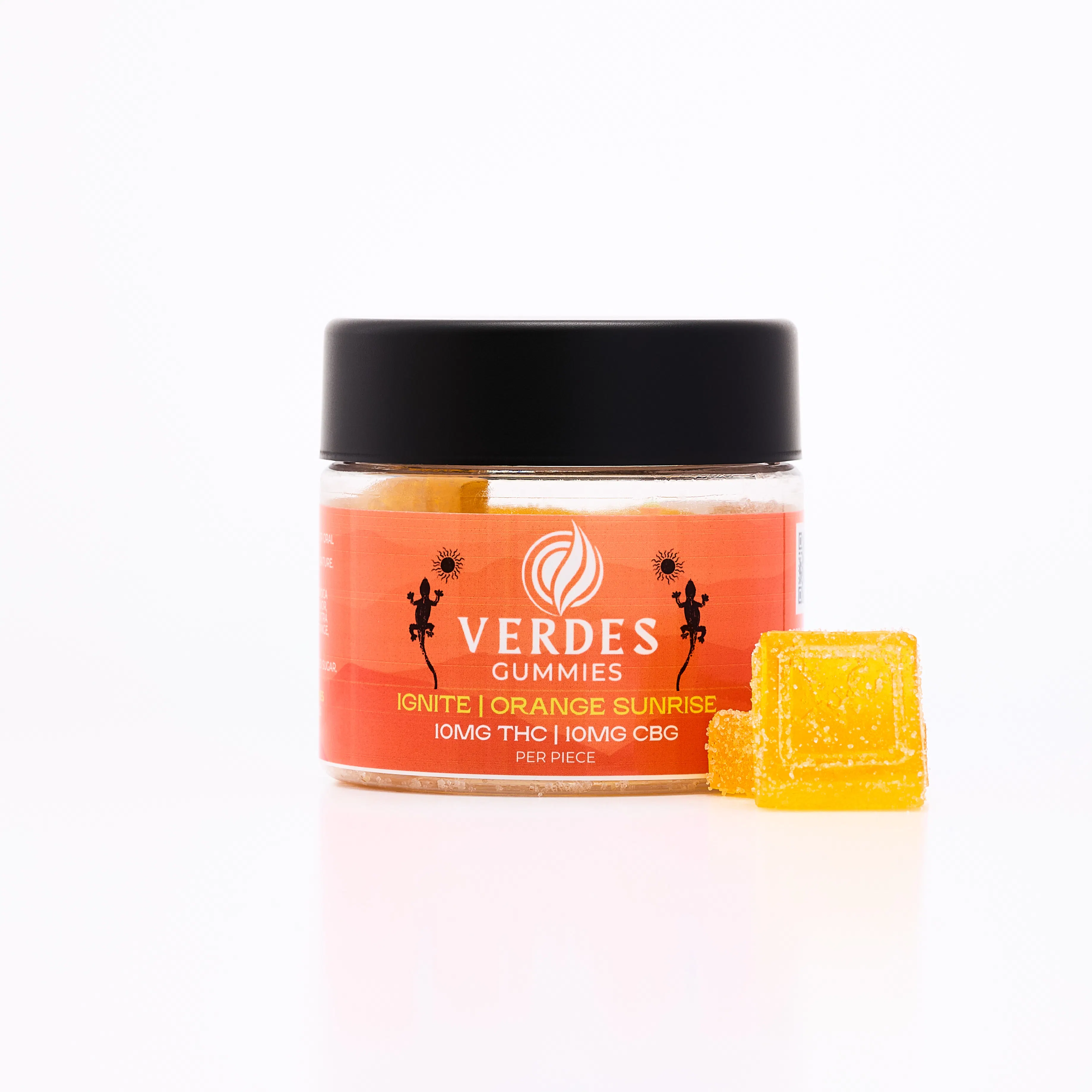 Gummies Orange Sunrise 10mg THC: 10mg CBG 10 Pack at ABQ Nob Hill
