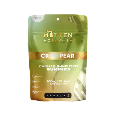 Mitten Extracts - 200mg Gummies - Crisp Pear