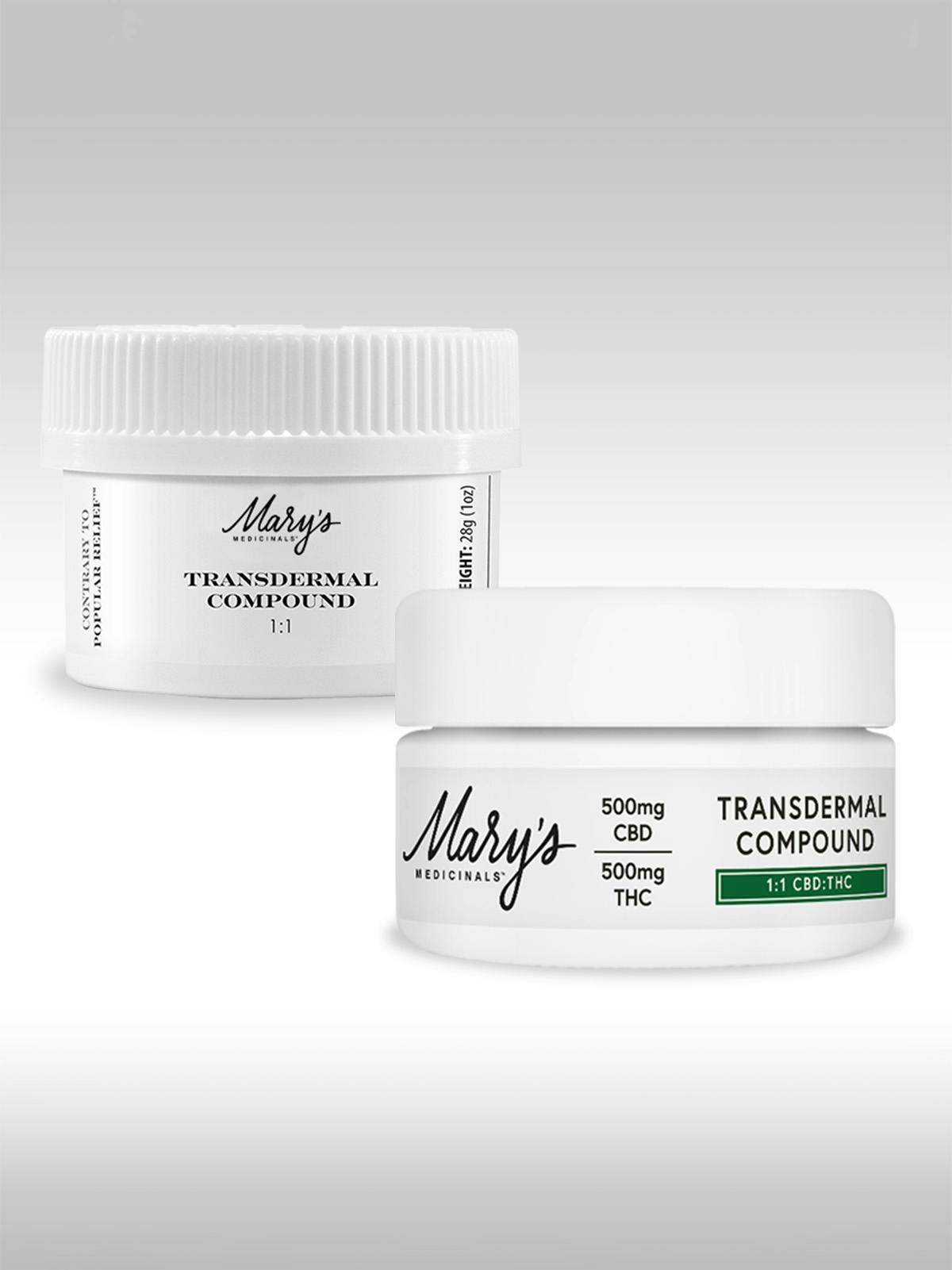 Product: Mary's Medicinals | Relief Transdermal | Infused Topical Cream CBD: THC | 1oz
