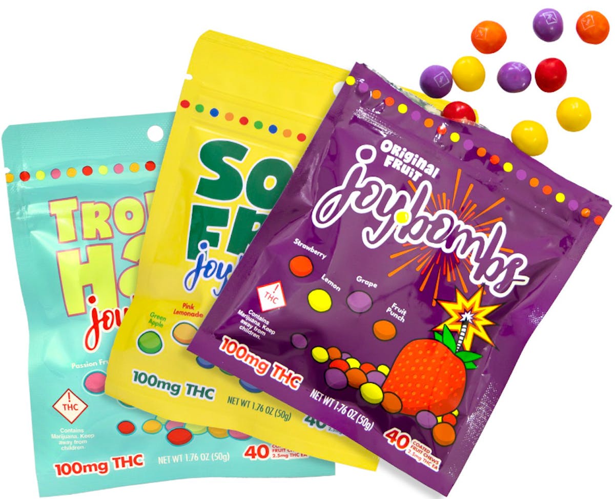Photo of Joy Bombs – Single Serve – Sour Blends (THC:CBD) (1:1) (H) 10mg