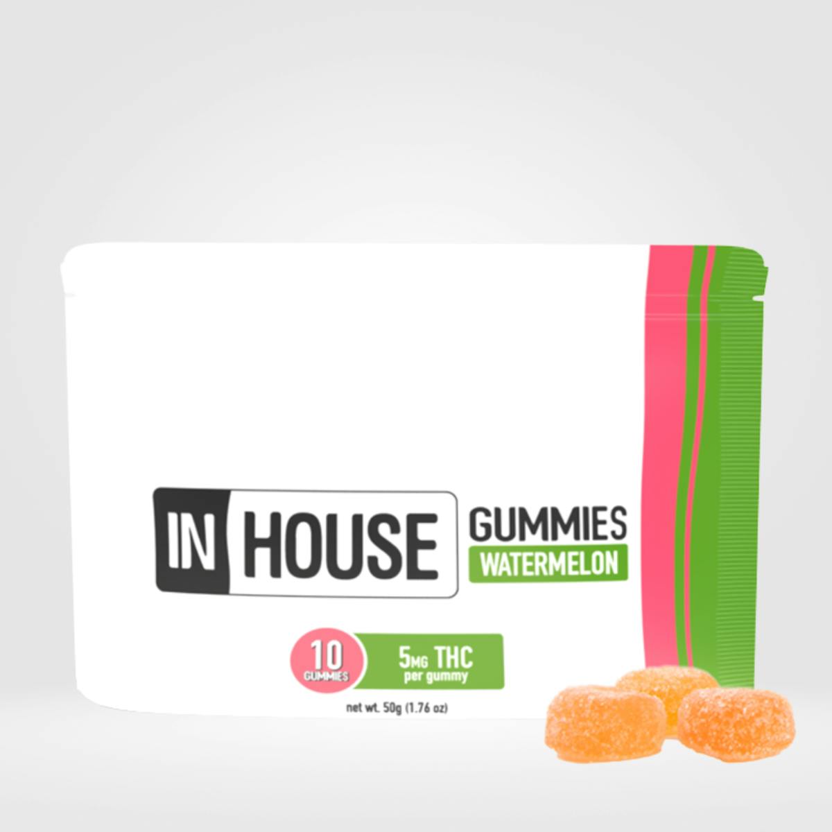 Photo of Watermelon 100mg Gummies InHouse