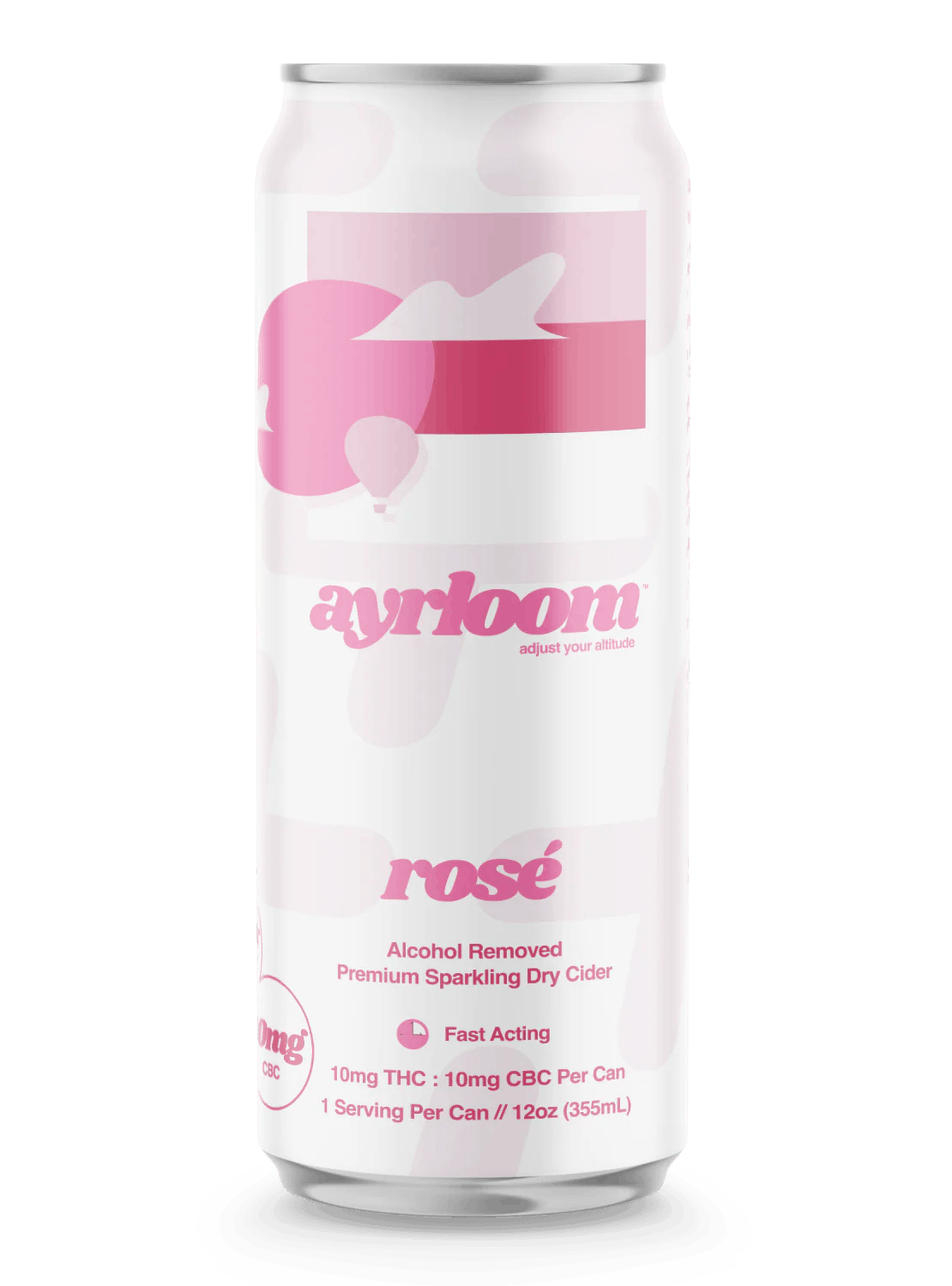 Ayrloom - 10mg THC 10mg CBC Infused Beverage - Rose