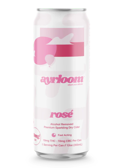 Ayrloom - 10mg THC 10mg CBC Infused Beverage - Rose - EDIBLES by ayrloom at King of Budz