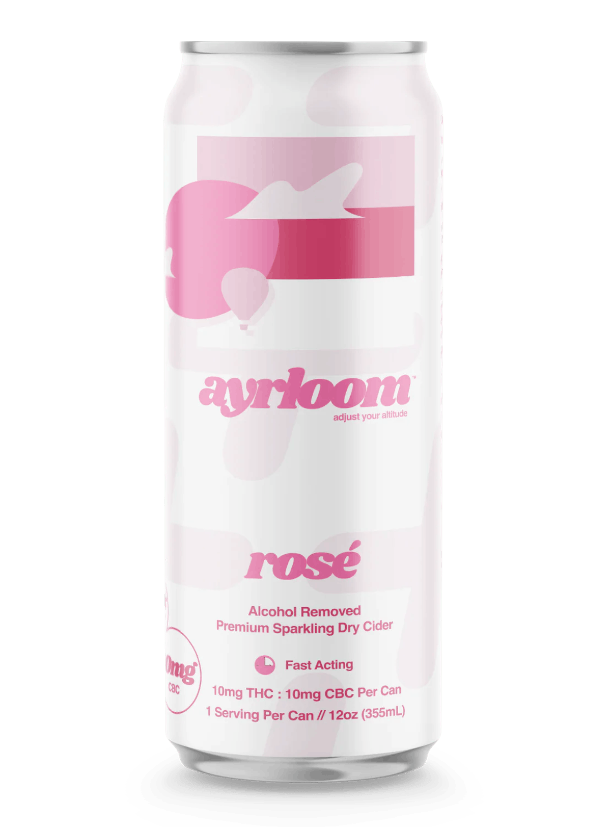 Photo of Ayrloom UP – Rose – 12oz Single Can – 10mg