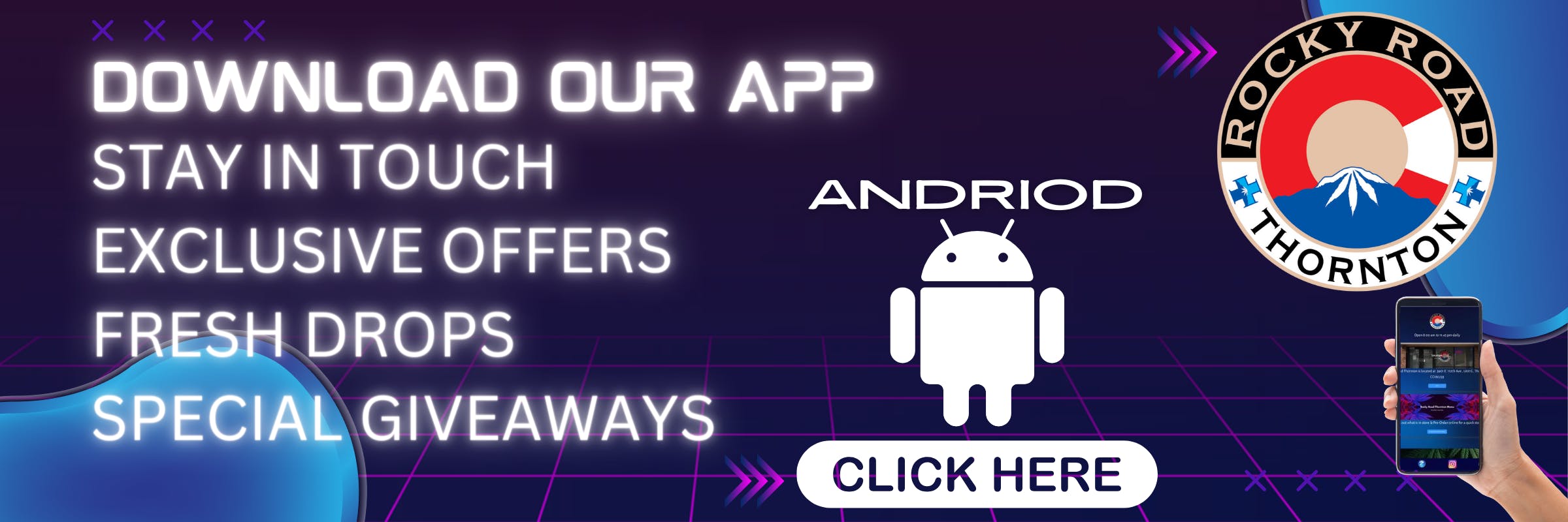 Rocky Road Thornton App Andriod
