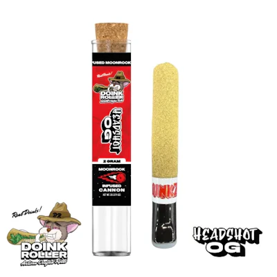 Doink Roller - 2g Moonrock Infused Cannon - Headshot OG - PRE_ROLLS by Doink Roller at King of Budz