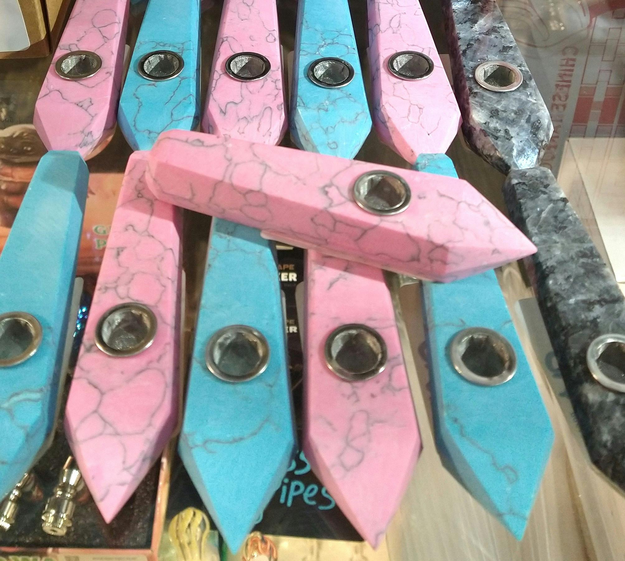 Product: Crystal Hand Pipe | 4" Pipe | Multicolor