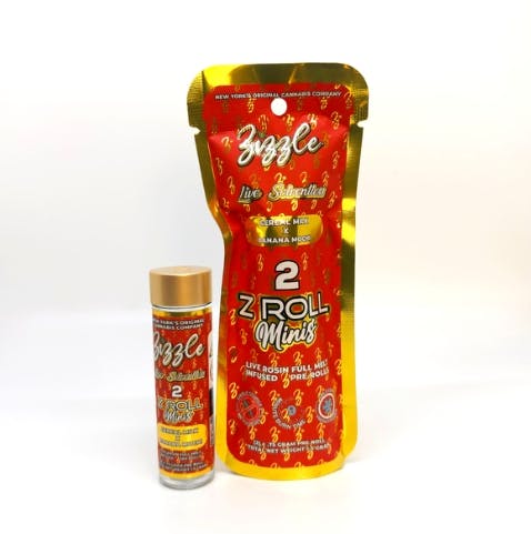 Zizzle - 2 Pack .75g Rosin Infused Prerolls - Cereal Milk x Banana Mochi