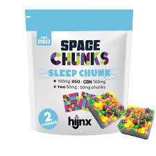 HIJNX Hijnx RSO Gummies Sugar Free Mini Space Chunk (H) 10pk 100mg