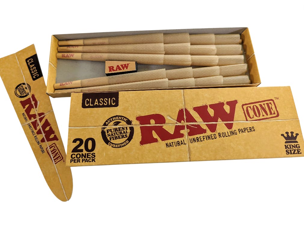 RAW Classic King Size Cones 20pk