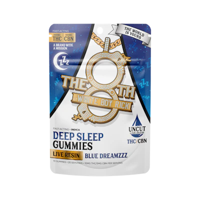 The 8th - 200mg THC : 100mg CBN Live Resin Gummies - Blue Dreamzzz