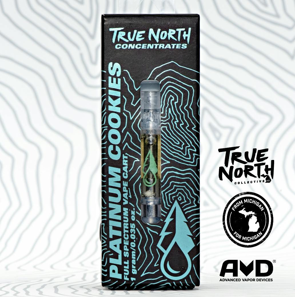 True North Cartridges | Platinum Cookies Full Spectrum Cartridge | 1g