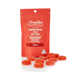 Peach Sativa Fruit Chews [10pk] (100mg THC)