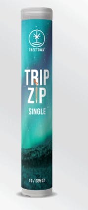 Treetown | Banana Acai Mintz Trip Zip Pre-Roll | 1g