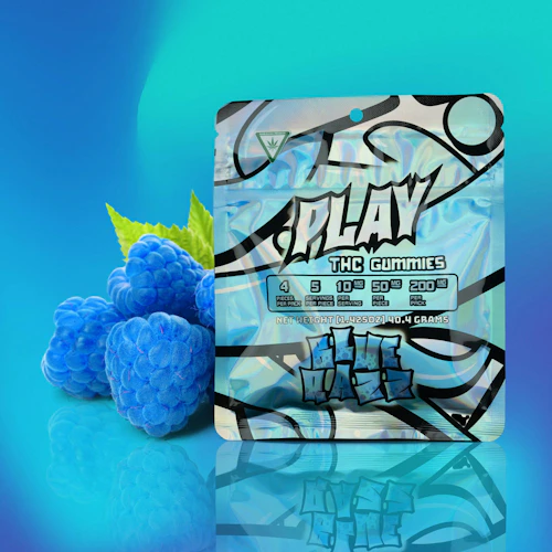 PLAY - 200mg Gummies - Blue Raspberry