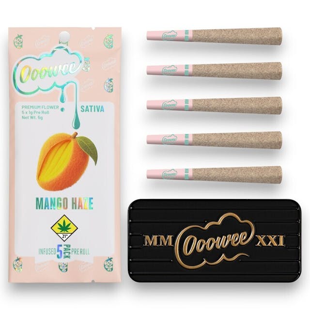 Ooowee - 5/1G Infused PreRoll - Mango Haze - 5g