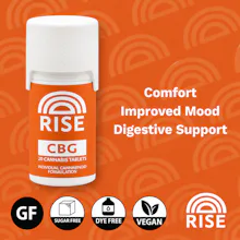 Rise - 200mg CBG Tablets - 20ct