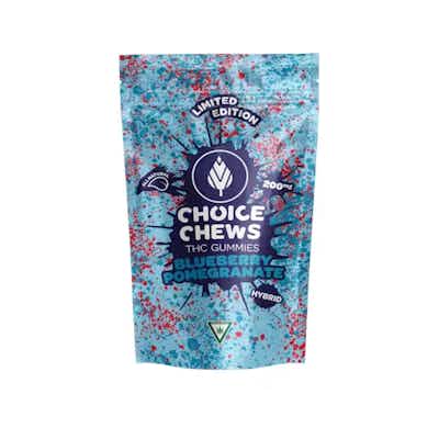Product: Choice Chews | Blueberry Pomegranate Hybrid Gummies | 200mg