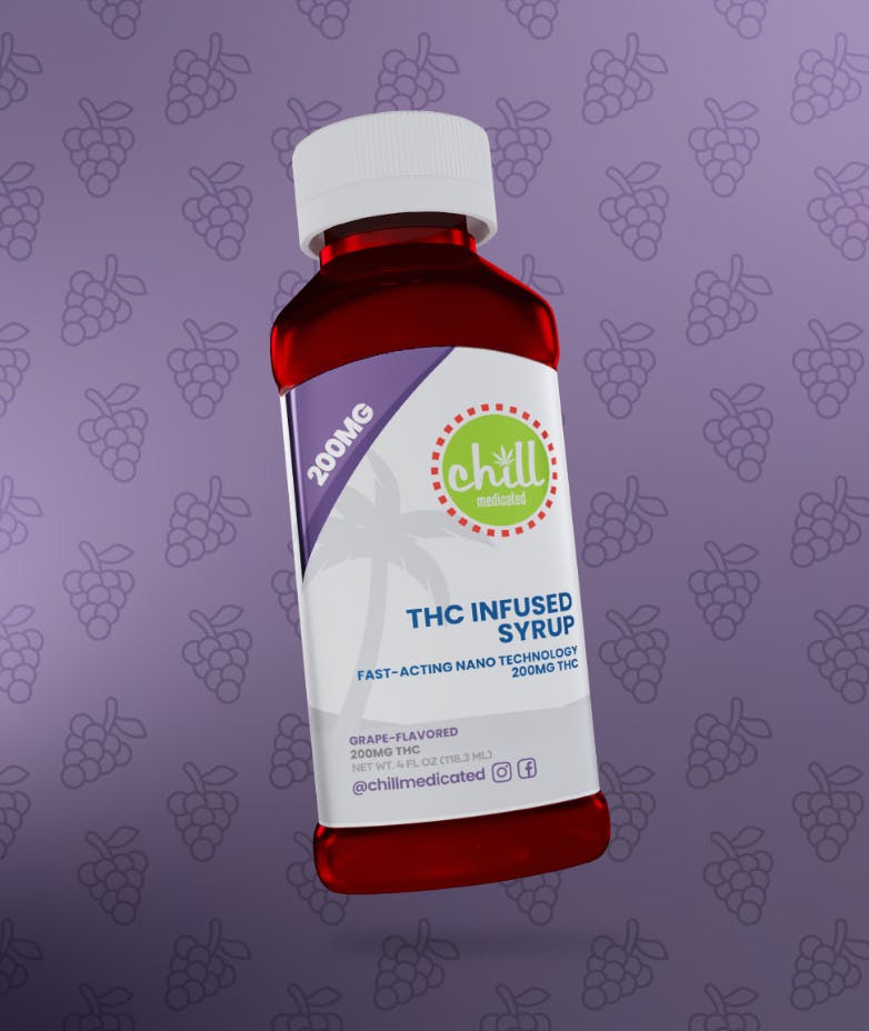 Chill Medicated CHILL MEDICATED | GRAPE - MEDICATED SYRUP | 200MG — EDIBLES