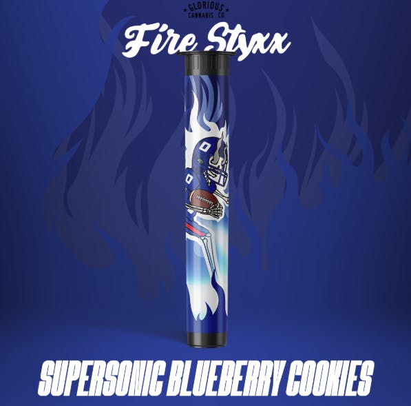 Product: Supersonic Blueberry Cookies | Infused Fire Styxx | Simpler Daze