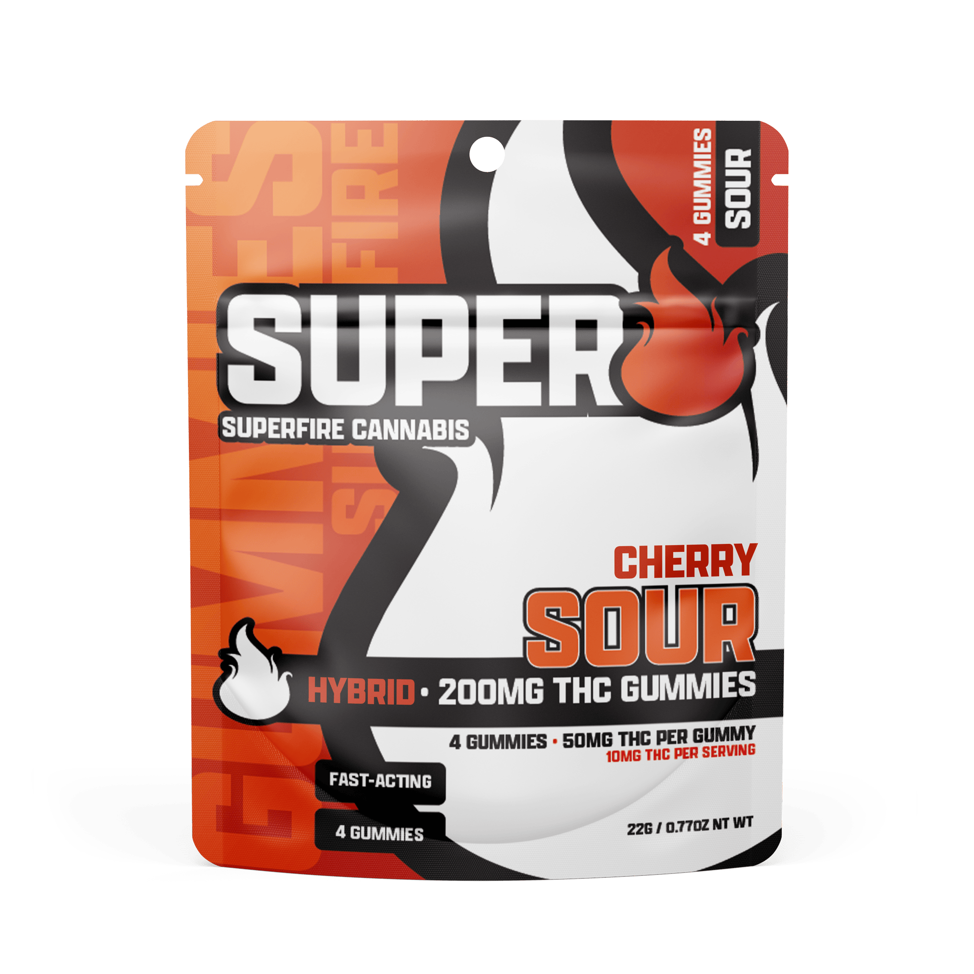 Superfire - 200mg Gummies - Sour Cherry