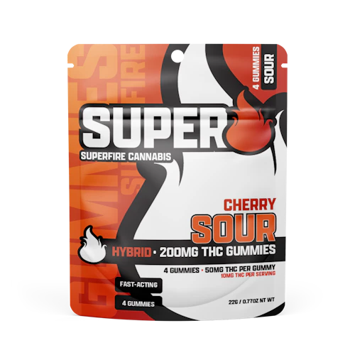 Superfire - 200mg Gummies - Sour Cherry